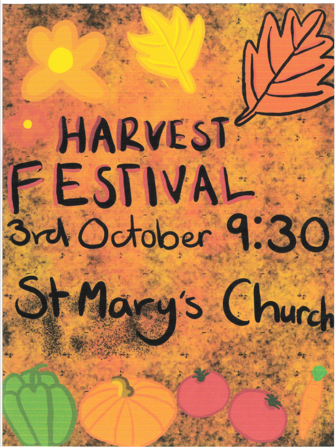 St Mary's Primary School, Micheldever, Harvest Festival