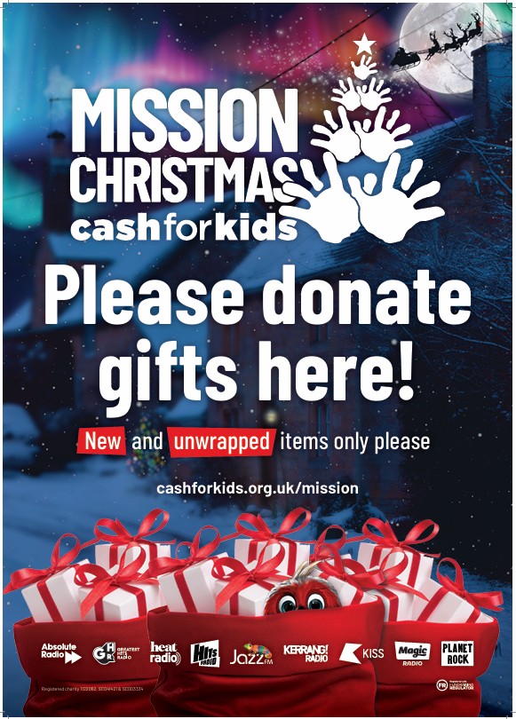 Mission Christmas 2025 - Cash for kids gift donations
