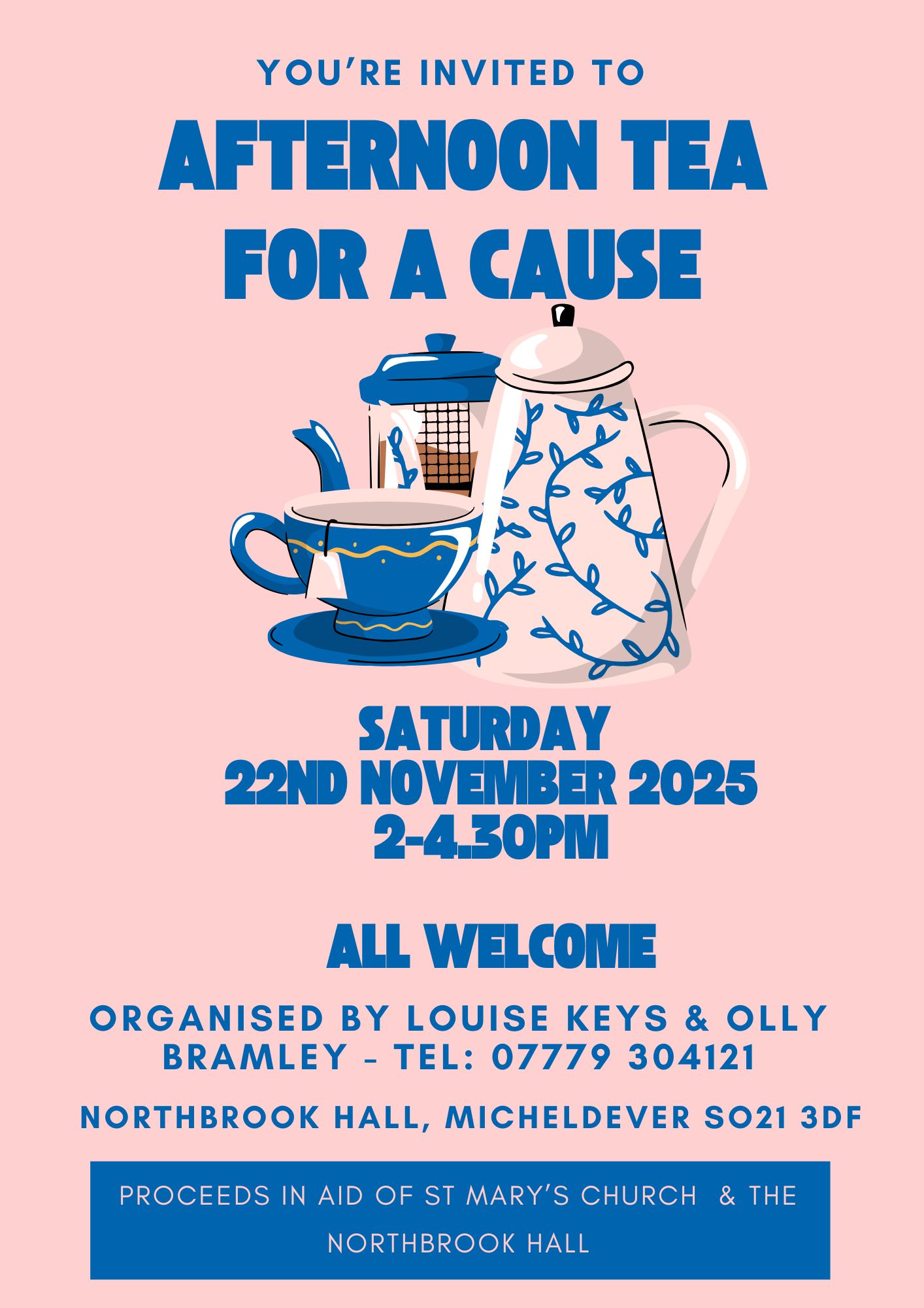 Tea for a cause St Marys and Northbrook Hall