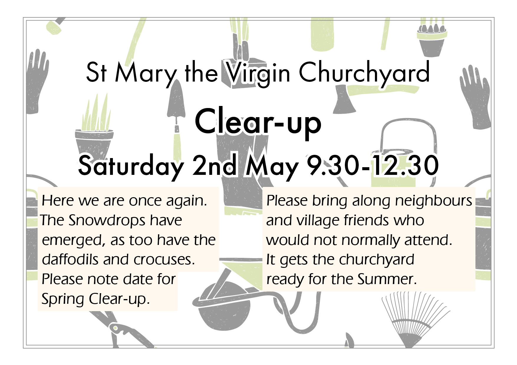 2026 St Mary churchyard clear up