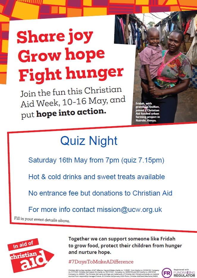 Christian Aid Quiz