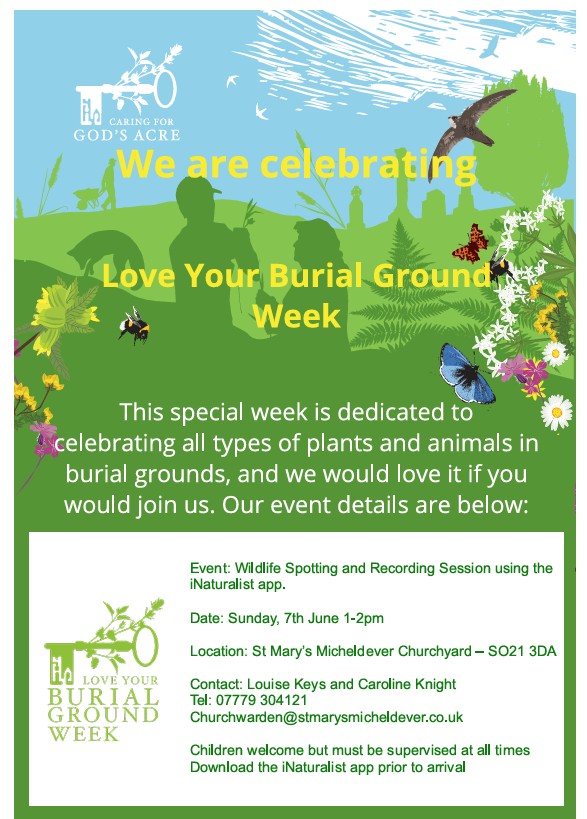 God's Acre - Love your graveyard week 2026 Micheldever